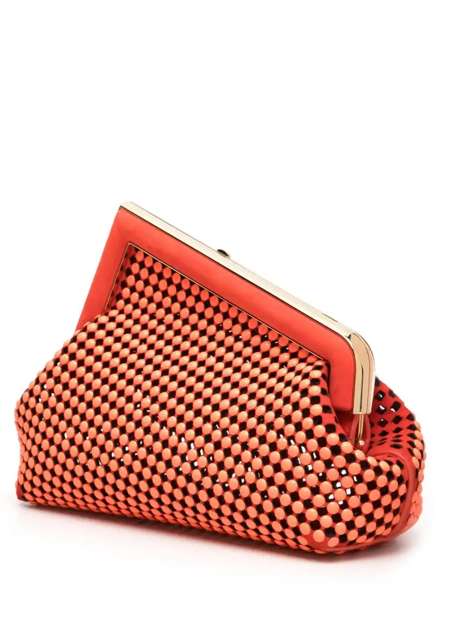 Affordable small First clutch FENDI studded 0314