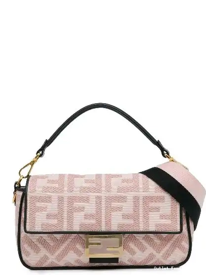 Zucca satchel 2010-2023 Embroidered Baguette Fendi 0312