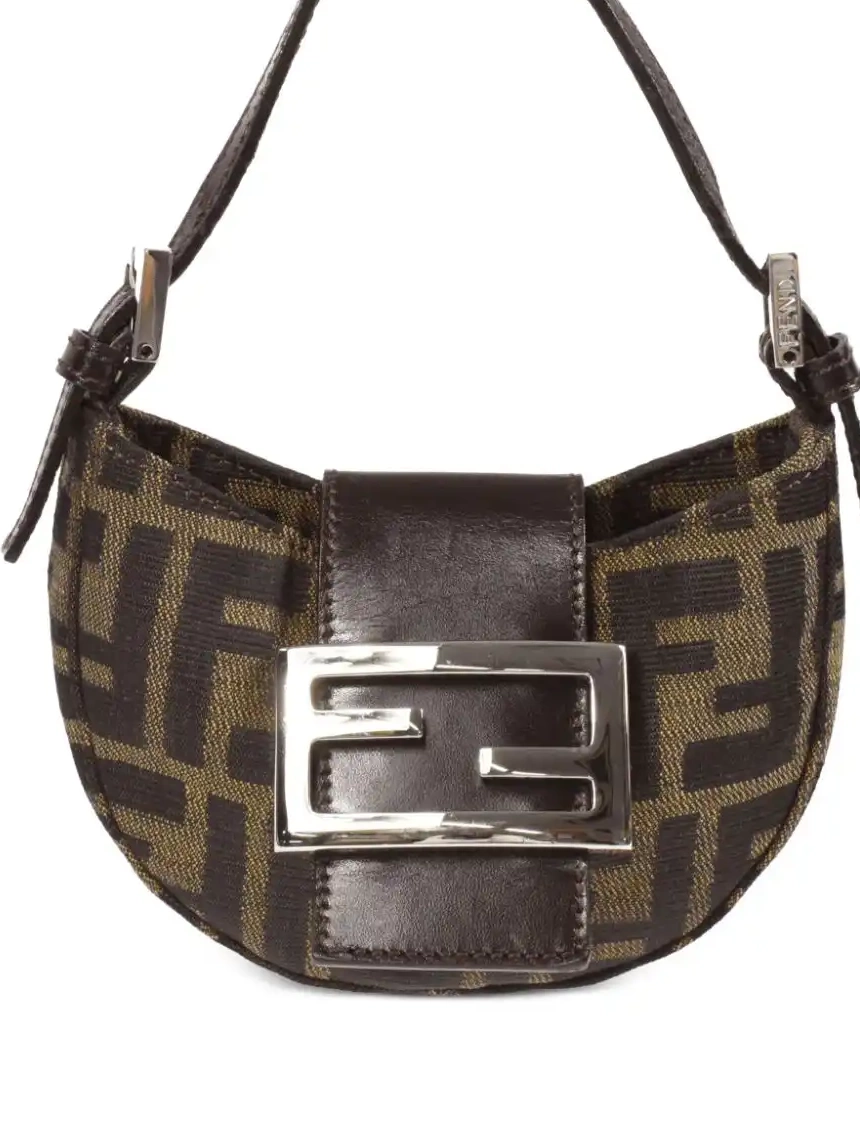 Cheap 1990-2000 plaque mini Zucca Fendi handbag FF 0303