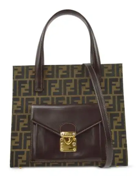 Fendi two-way 1990-2000s Zucca handbag 0313